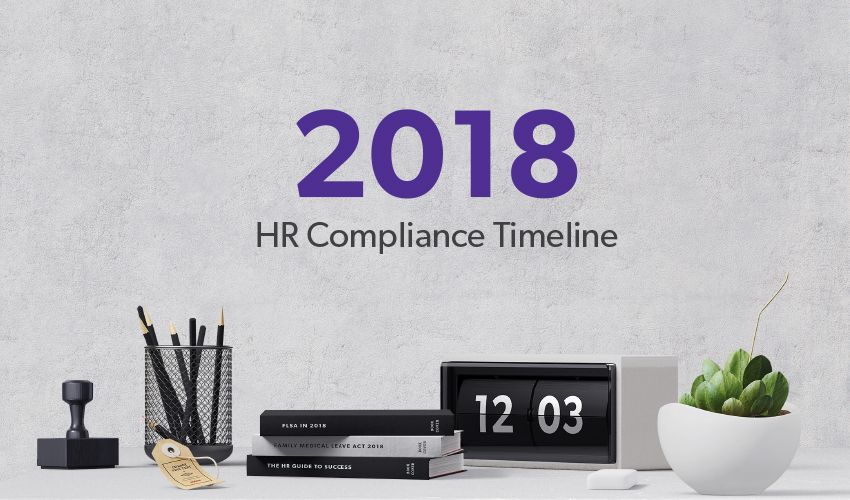 2018 HR Compliance Timeline